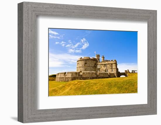 Pendents Castle, Falmouth, Cornwall, England, United Kingdom, Europe-Kav Dadfar-Framed Photographic Print