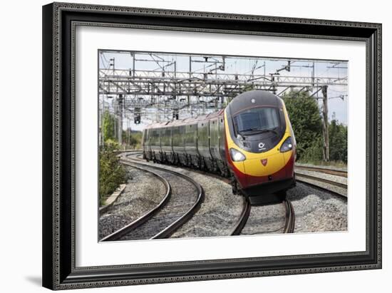 Pendolino Tilting Train-Martin Bond-Framed Photographic Print