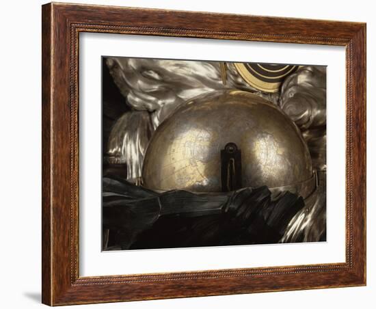 Pendule de la création du monde, mouvement conçu par Passement exécuté par Roques, bronzes de-François-Thomas Germain-Framed Giclee Print