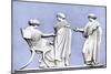 Penelope and Maidens, Wedgwood Plaque, 18th Century-John Flaxman-Mounted Giclee Print
