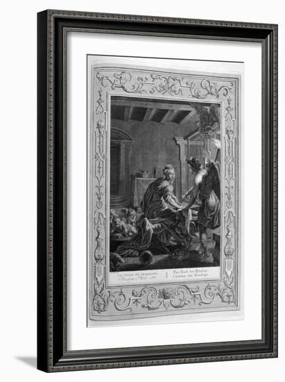 Penelope at Her Loom, 1733-Bernard Picart-Framed Giclee Print