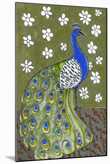 Penelope B Peacock-Blenda Tyvoll-Mounted Giclee Print