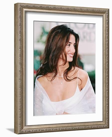 Penelope Cruz-null-Framed Art Print