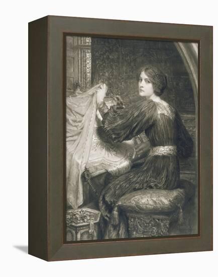 Penelope, Engraved by Norman Hirst (1862-C.1955) Pub. by Frost and Reed, 1903 (Mezzotint)-Frank Bernard Dicksee-Framed Premier Image Canvas