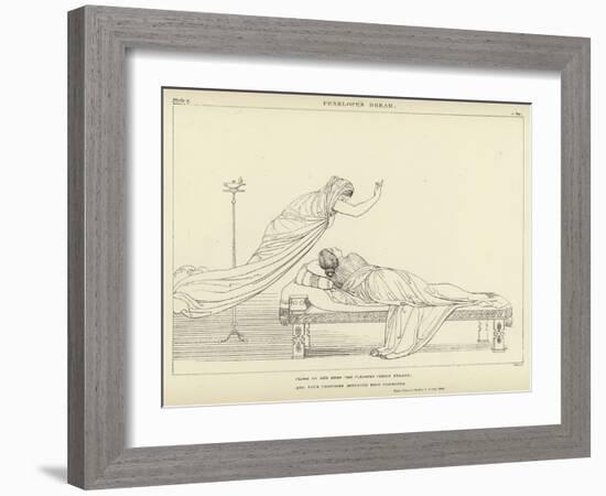 Penelope's Dream-John Flaxman-Framed Giclee Print