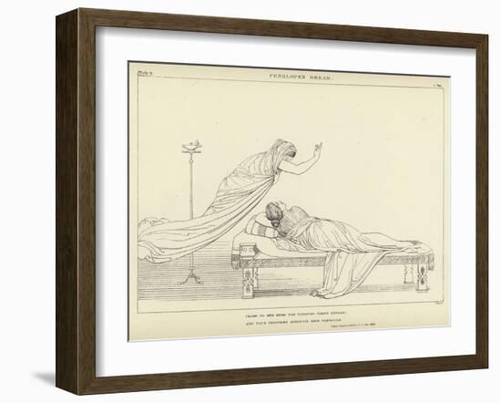 Penelope's Dream-John Flaxman-Framed Giclee Print