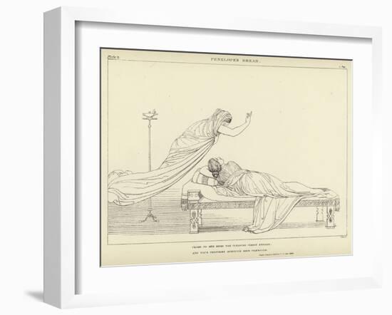 Penelope's Dream-John Flaxman-Framed Giclee Print