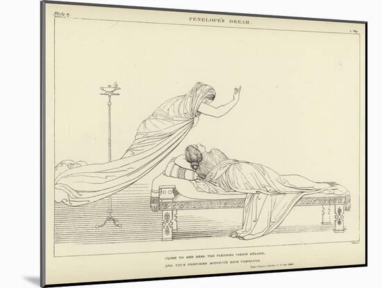 Penelope's Dream-John Flaxman-Mounted Giclee Print