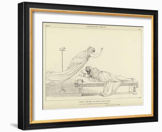 Penelope's Dream-John Flaxman-Framed Giclee Print