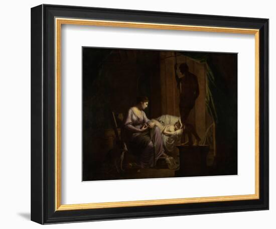 Penelope Unraveling Her Web, 1783-4-Joseph Wright of Derby-Framed Giclee Print