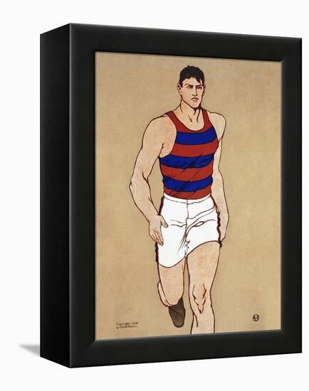 Penfield Vintage Sports Illustrations III-Edward Penfield-Framed Stretched Canvas