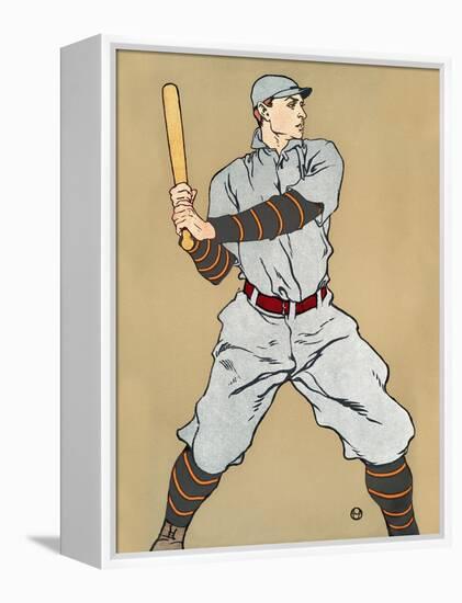 Penfield Vintage Sports Illustrations IV-Edward Penfield-Framed Stretched Canvas