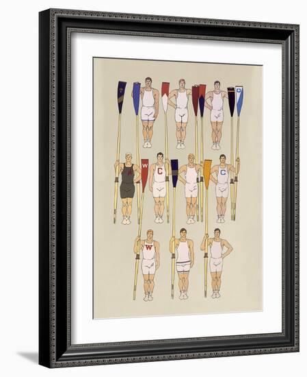 Penfield Vintage Sports Illustrations VI-Edward Penfield-Framed Art Print