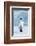 Penguin and Chick-null-Framed Art Print