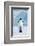 Penguin and Chick-null-Framed Art Print