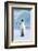 Penguin and Chick-null-Framed Art Print