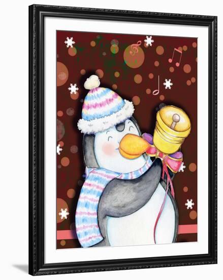 Penguin Bell-Valarie Wade-Framed Giclee Print