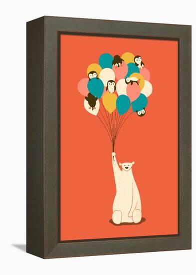 Penguin Bouquet-Jay Fleck-Framed Stretched Canvas