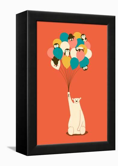 Penguin Bouquet-Jay Fleck-Framed Stretched Canvas