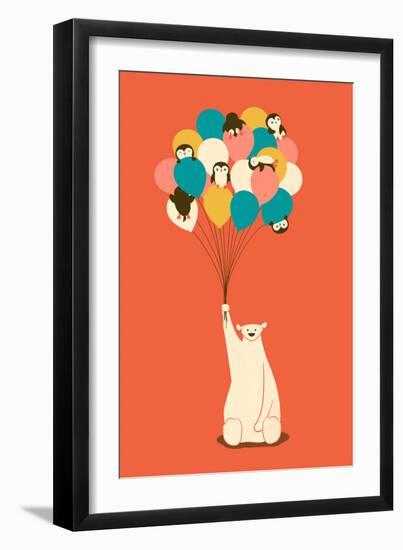 Penguin Bouquet-Jay Fleck-Framed Art Print