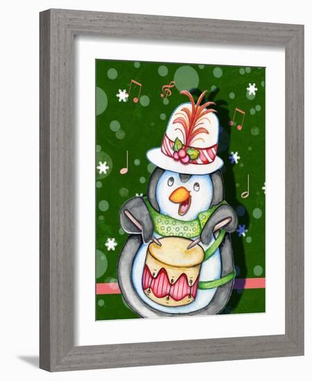 Penguin Drum-Valarie Wade-Framed Giclee Print