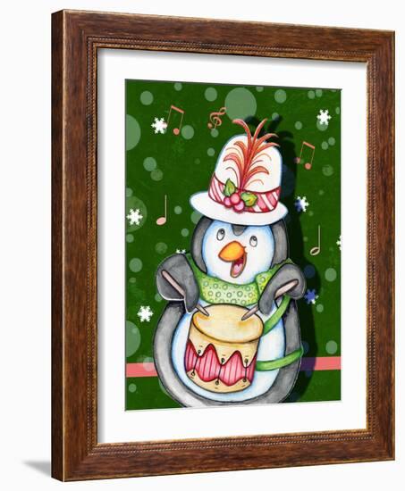 Penguin Drum-Valarie Wade-Framed Giclee Print