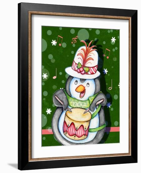 Penguin Drum-Valarie Wade-Framed Giclee Print