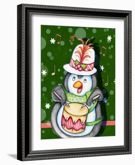 Penguin Drum-Valarie Wade-Framed Giclee Print