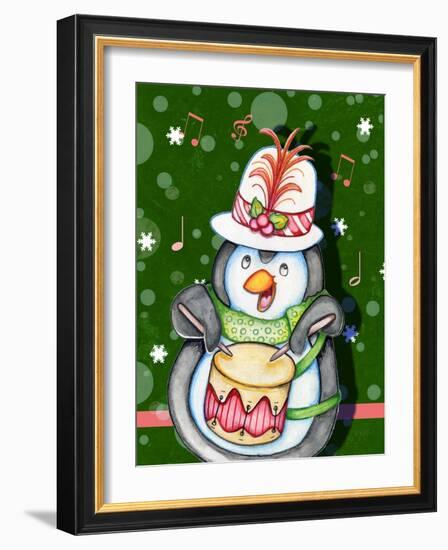 Penguin Drum-Valarie Wade-Framed Giclee Print