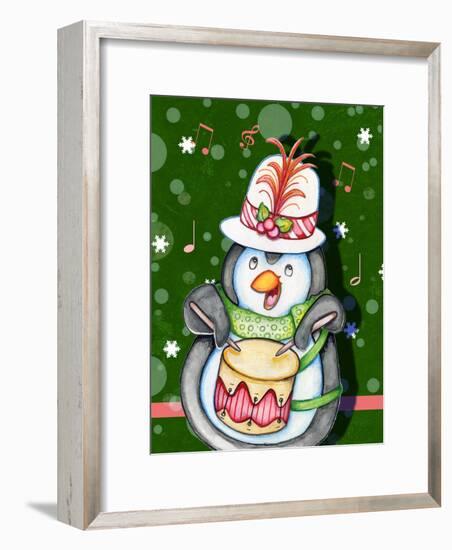 Penguin Drum-Valarie Wade-Framed Premium Giclee Print