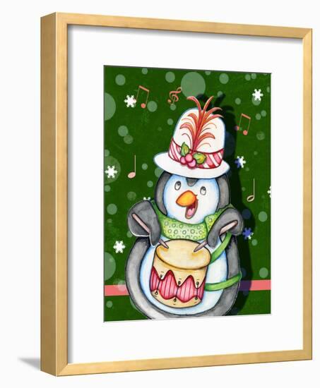 Penguin Drum-Valarie Wade-Framed Premium Giclee Print