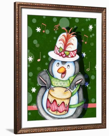 Penguin Drum-Valarie Wade-Framed Giclee Print