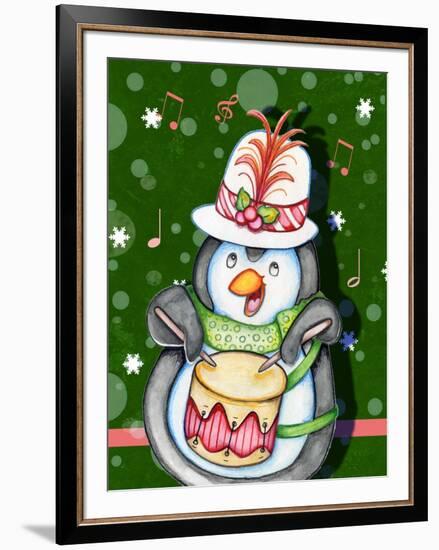 Penguin Drum-Valarie Wade-Framed Giclee Print