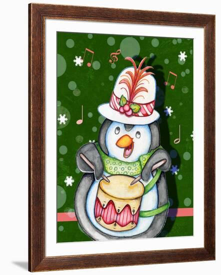 Penguin Drum-Valarie Wade-Framed Giclee Print