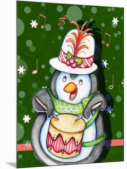 Penguin Drum-Valarie Wade-Mounted Giclee Print