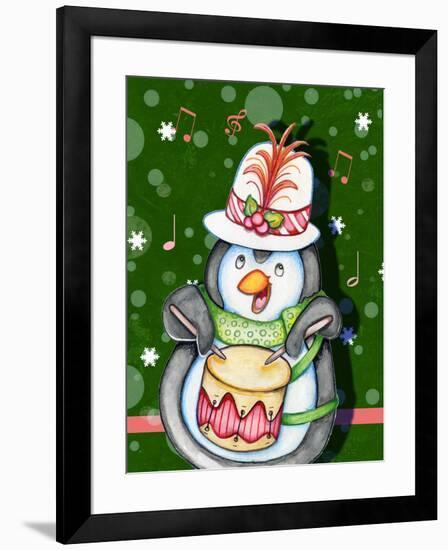 Penguin Drum-Valarie Wade-Framed Giclee Print