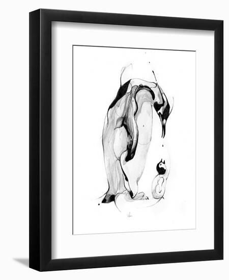 Penguin Fuel-Alexis Marcou-Framed Art Print