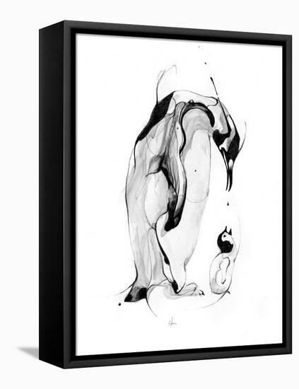 Penguin Fuel-Alexis Marcou-Framed Stretched Canvas