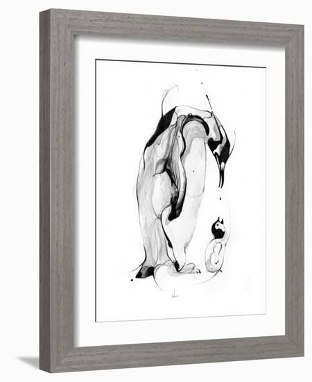 Penguin Fuel-Alexis Marcou-Framed Art Print