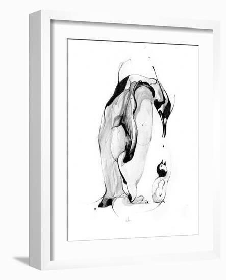 Penguin Fuel-Alexis Marcou-Framed Art Print