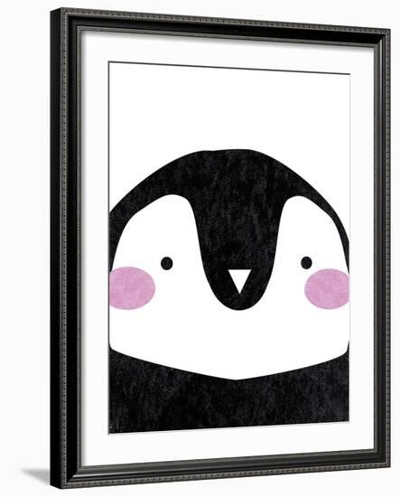 Penguin Hugs-Clara Wells-Framed Giclee Print