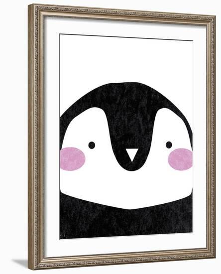 Penguin Hugs-Clara Wells-Framed Giclee Print