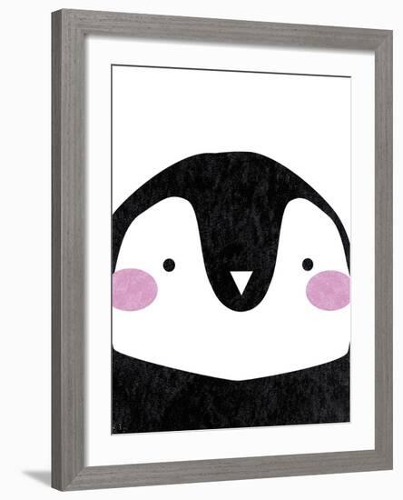 Penguin Hugs-Clara Wells-Framed Giclee Print