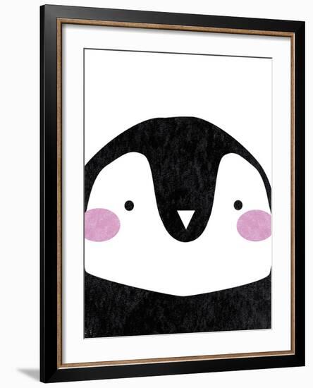 Penguin Hugs-Clara Wells-Framed Giclee Print