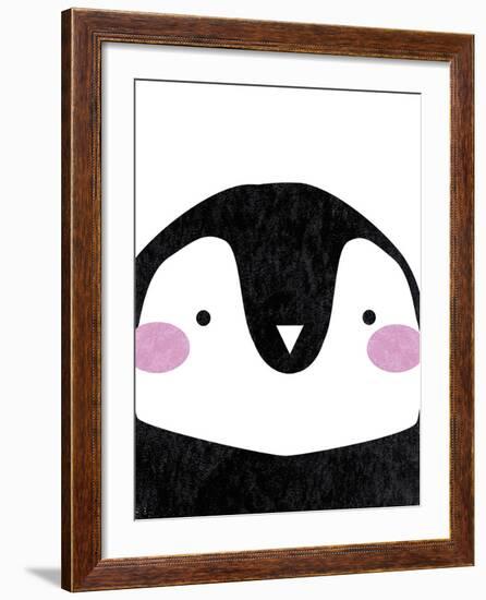 Penguin Hugs-Clara Wells-Framed Giclee Print