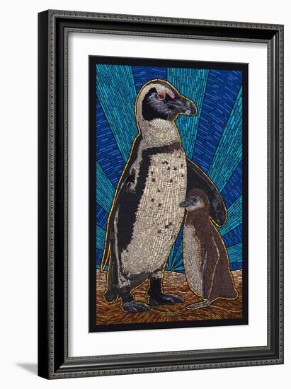 Penguin - Mosaic-Lantern Press-Framed Art Print