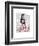 Penguin on Bicycle-Fab Funky-Framed Art Print