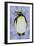 Penguin on Stained Glass-Pat Scott-Framed Giclee Print