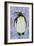 Penguin on Stained Glass-Pat Scott-Framed Giclee Print