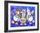 Penguin Percussion-Valarie Wade-Framed Premium Giclee Print